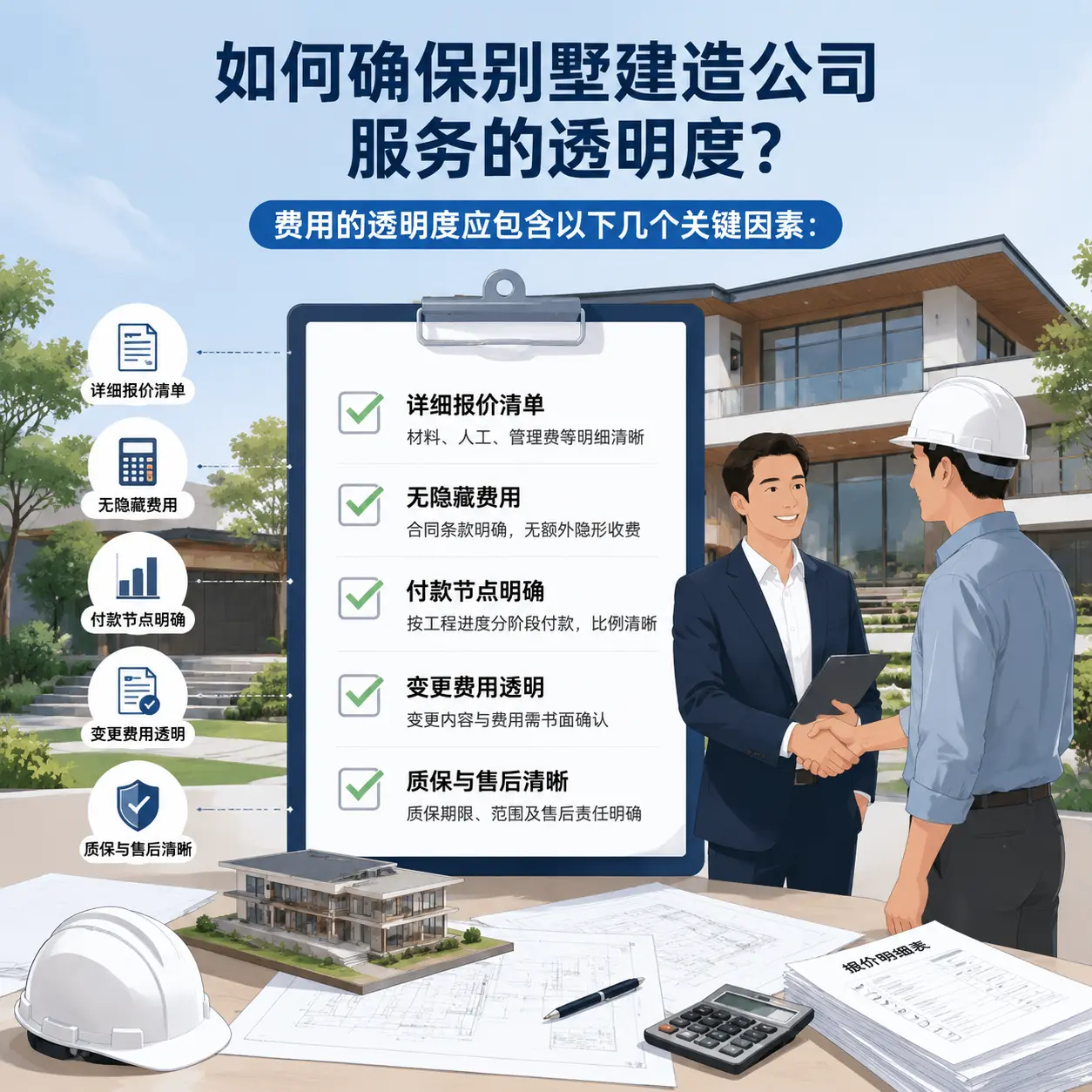 在 山东 如何确保别墅建造公司服务的透明度?