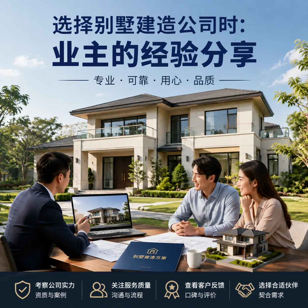 选择别墅建造公司时： 山东 业主的经验分享