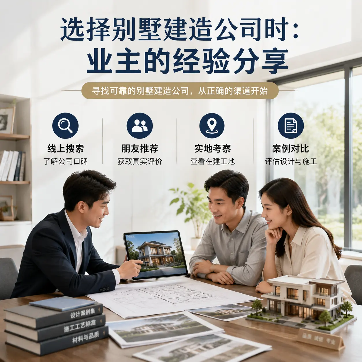 选择别墅建造公司时： 山东 业主的经验分享