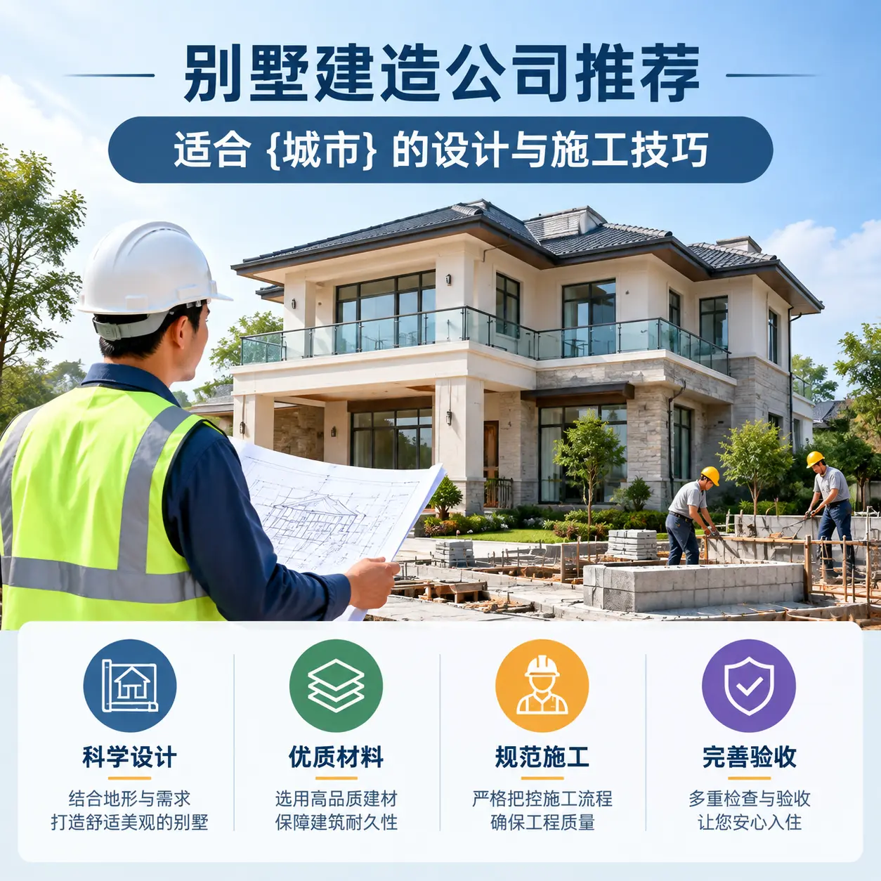 别墅建造公司推荐:适合 山东 的设计与施工技巧