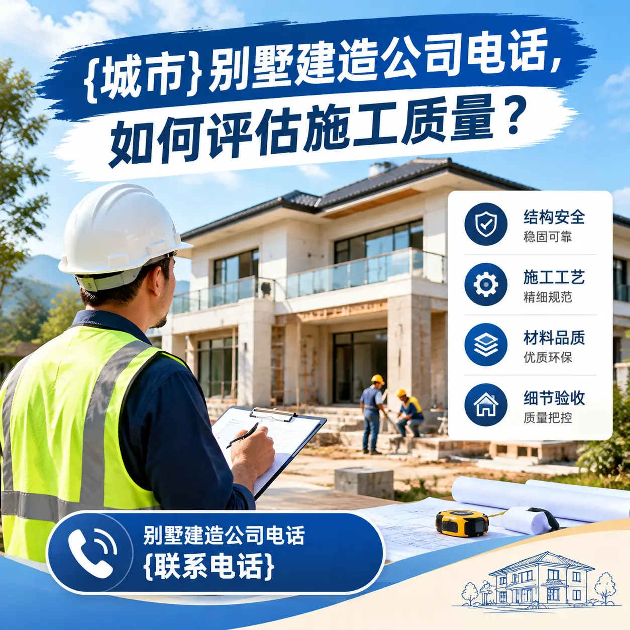 山东别墅建造公司电话，如何评估施工质量？