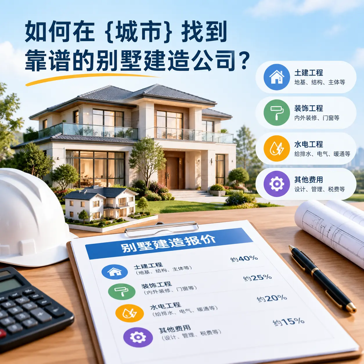 如何在 山东 找到靠谱的别墅建造公司?