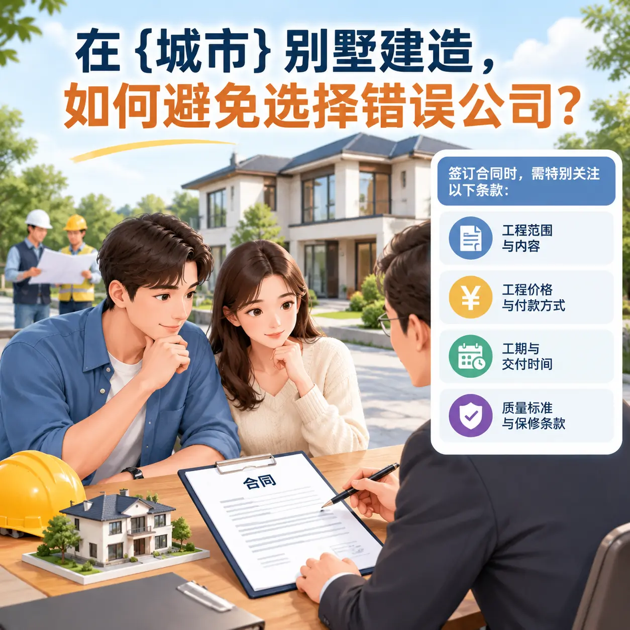在 山东 别墅建造,如何避免选择错误公司?