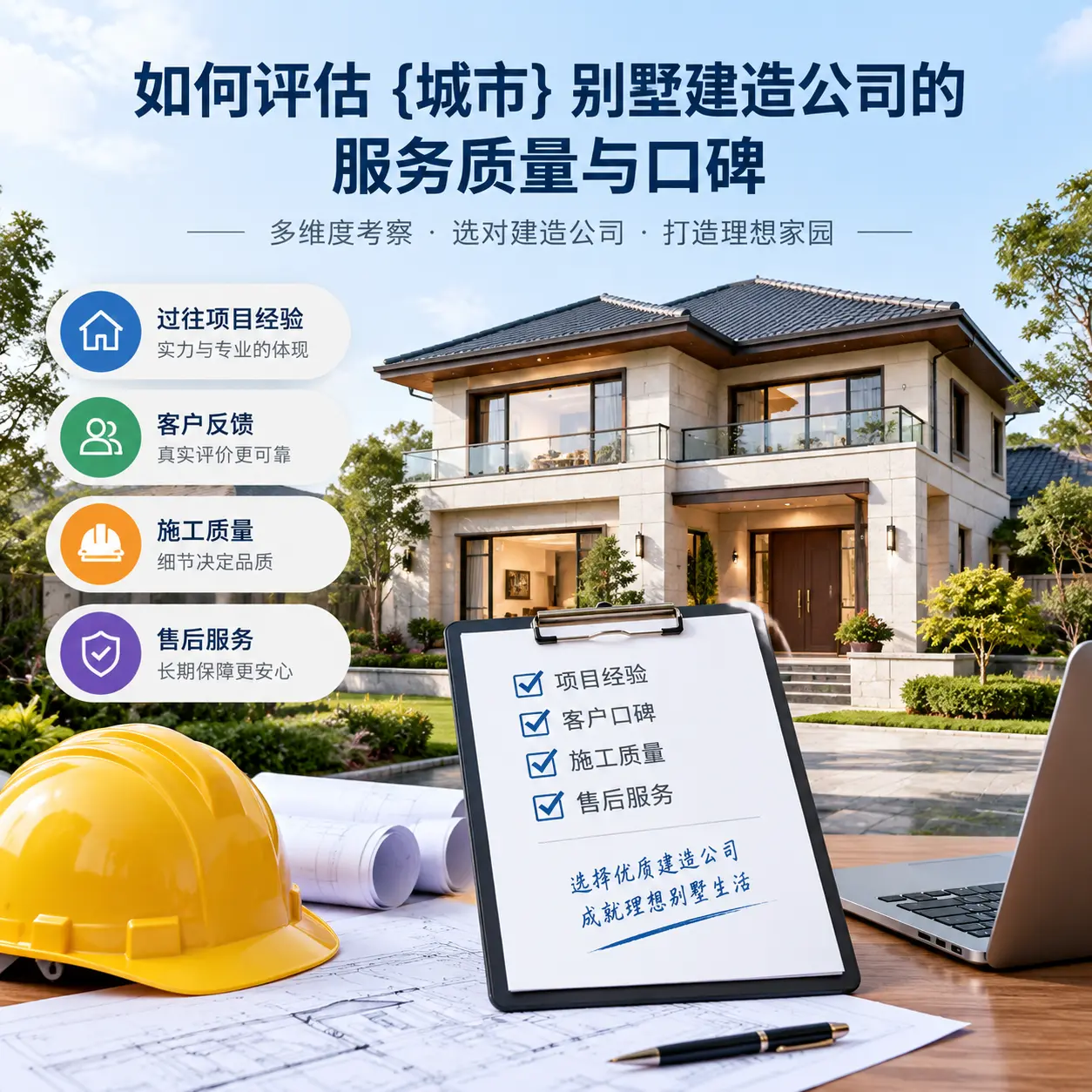 如何评估 山东 别墅建造公司的服务质量与口碑