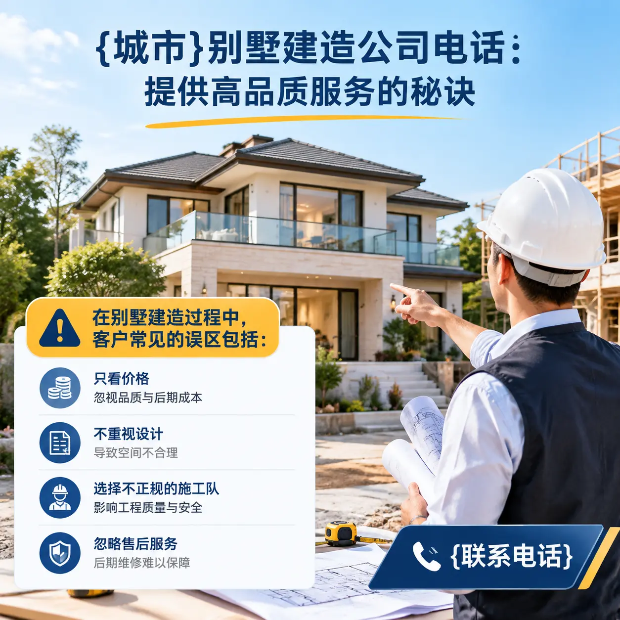 山东别墅建造公司电话:提供高品质服务的秘诀