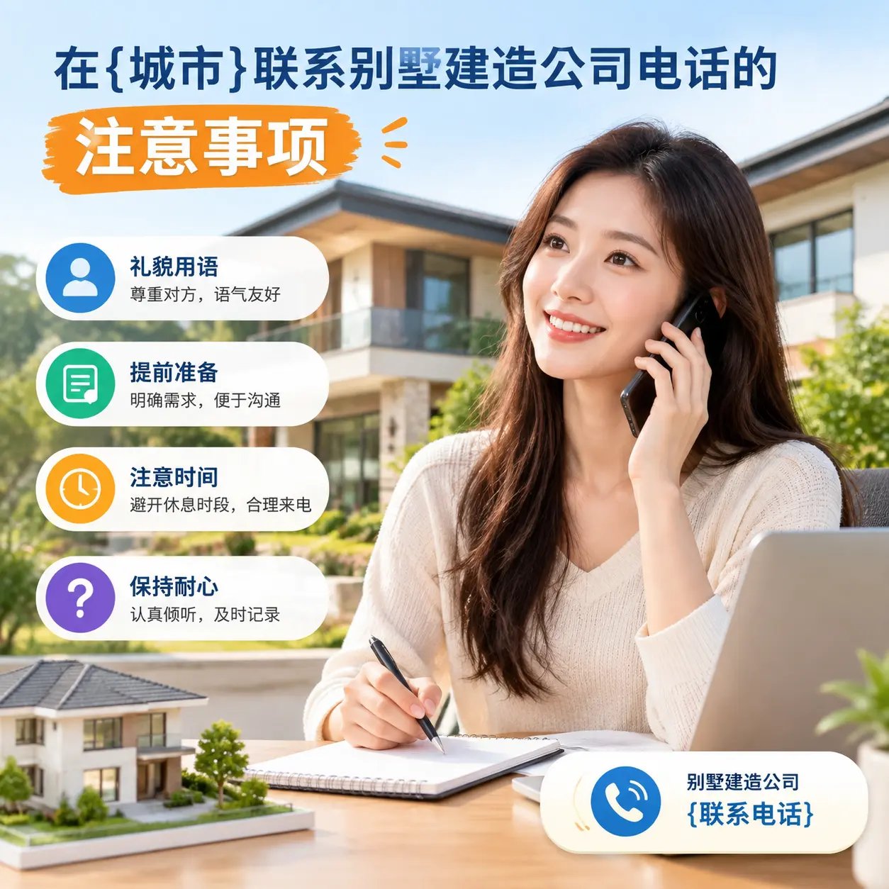 在山东联系别墅建造公司电话的注意事项