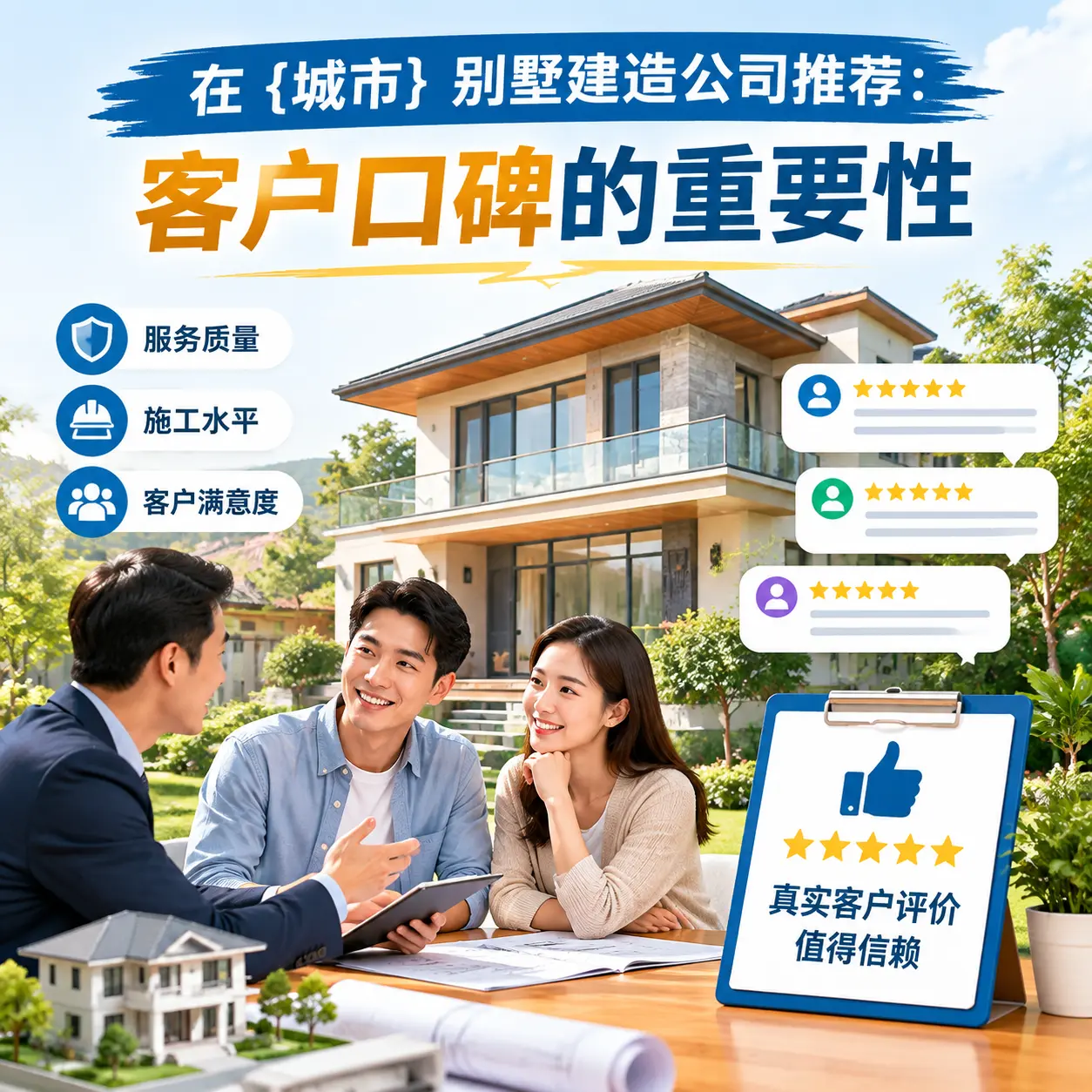 在 山东 别墅建造公司推荐：客户口碑的重要性