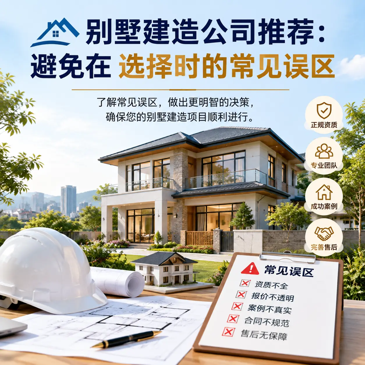 别墅建造公司推荐:避免在 山东 选择时的常见误区