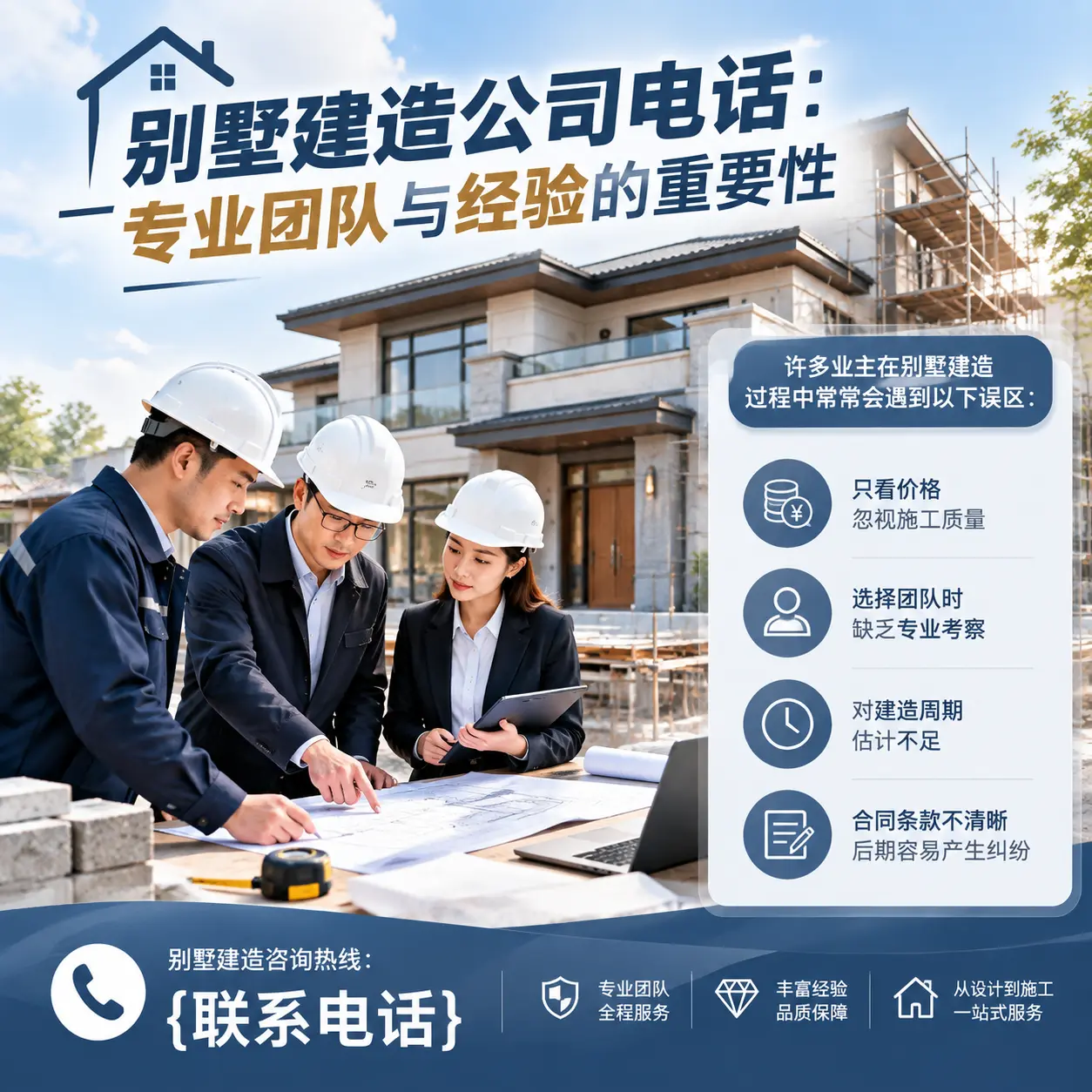 山东别墅建造公司电话:专业团队与经验的重要性