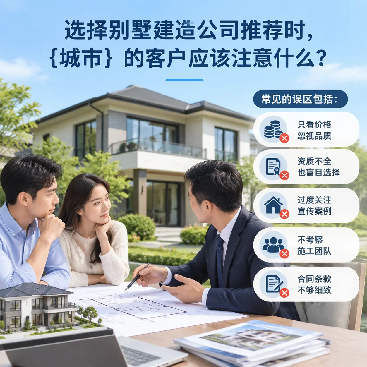选择别墅建造公司推荐时,山东 的客户应该注意什么?