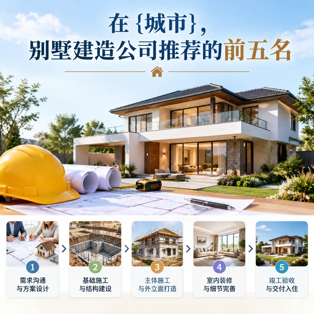在 山东,别墅建造公司推荐的前五名