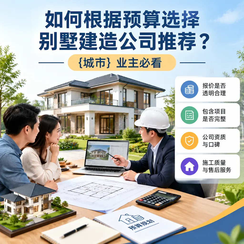 如何根据预算选择别墅建造公司推荐？ 山东 业主必看