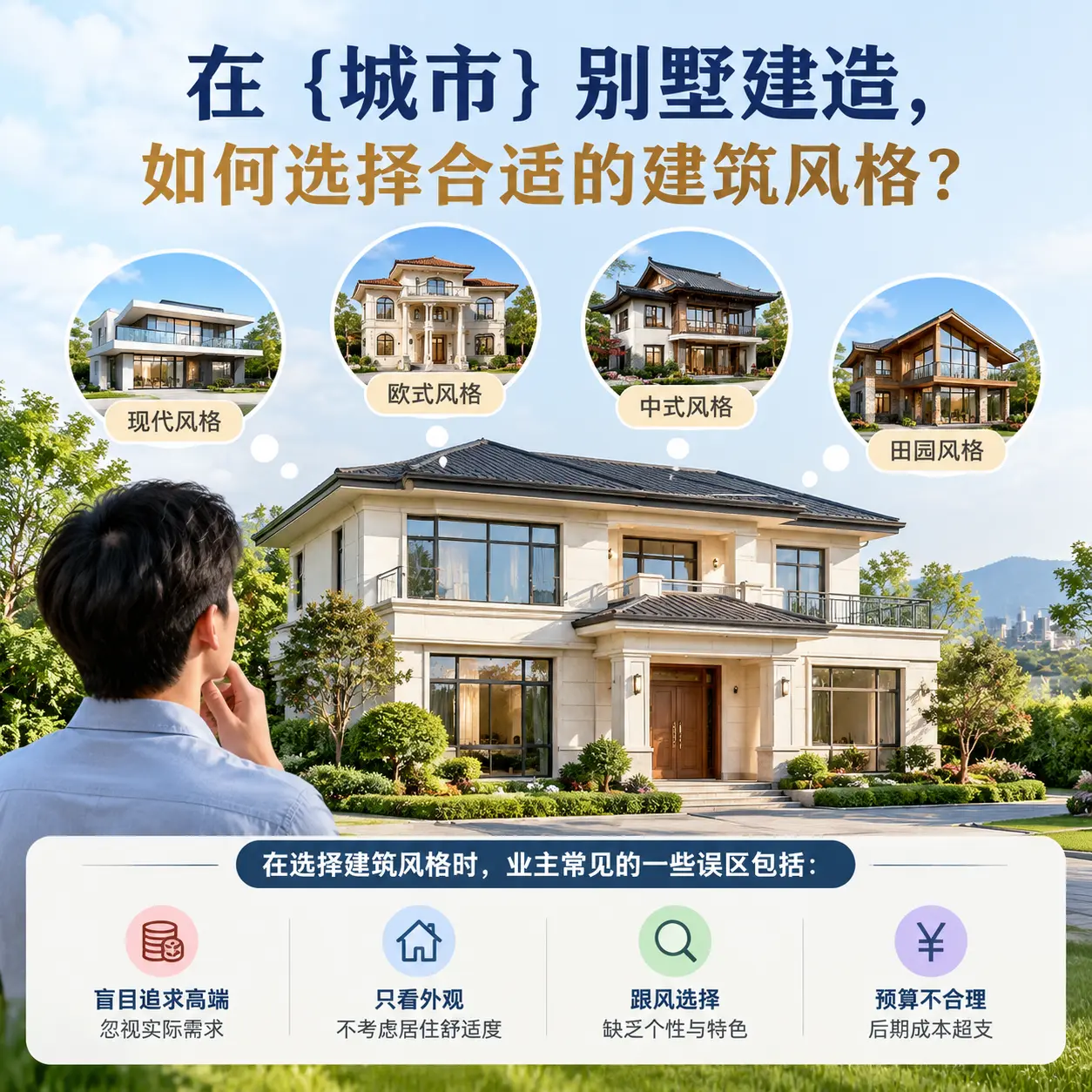 在 山东 别墅建造，如何选择合适的建筑风格？