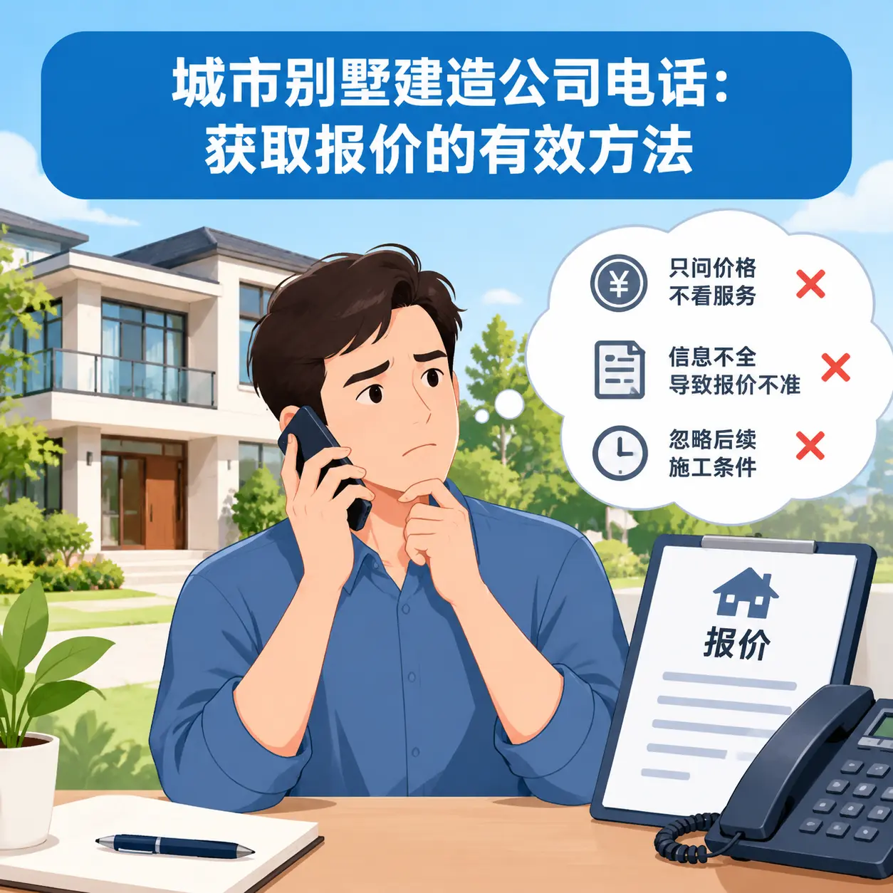 山东别墅建造公司电话：获取报价的有效方法