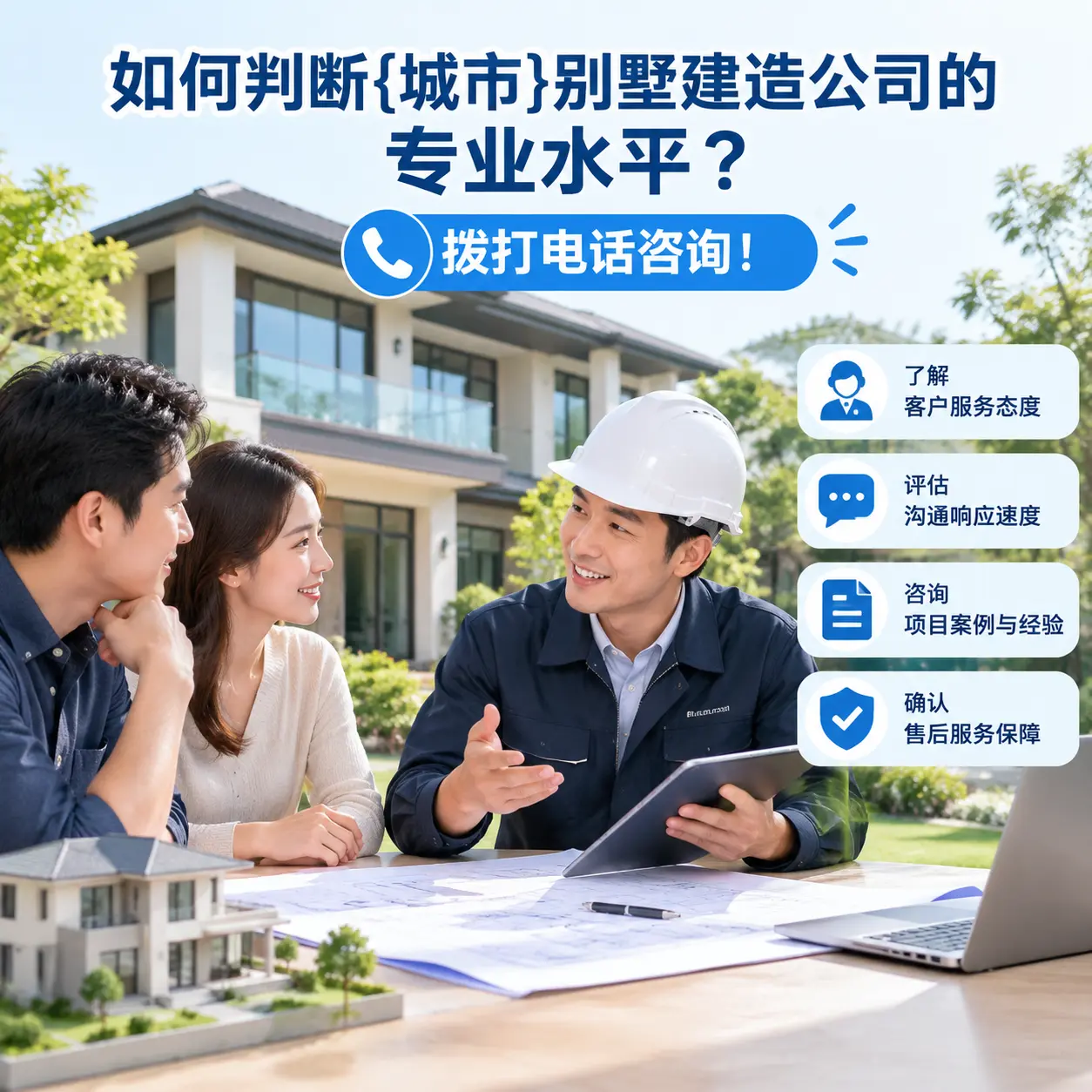 如何判断山东别墅建造公司的专业水平?拨打电话咨询!
